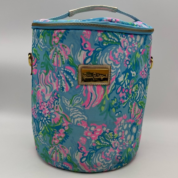 Lilly Pulitzer Handbags - LILLY PULITZER Aqua La Vista Beach Cooler